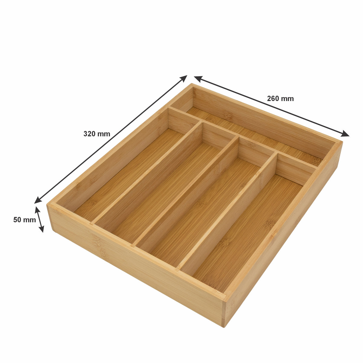 REGENT BAMBOO CUTLERY TRAY, 320X260MM