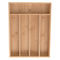 REGENT BAMBOO CUTLERY TRAY, (320X260X50MM)