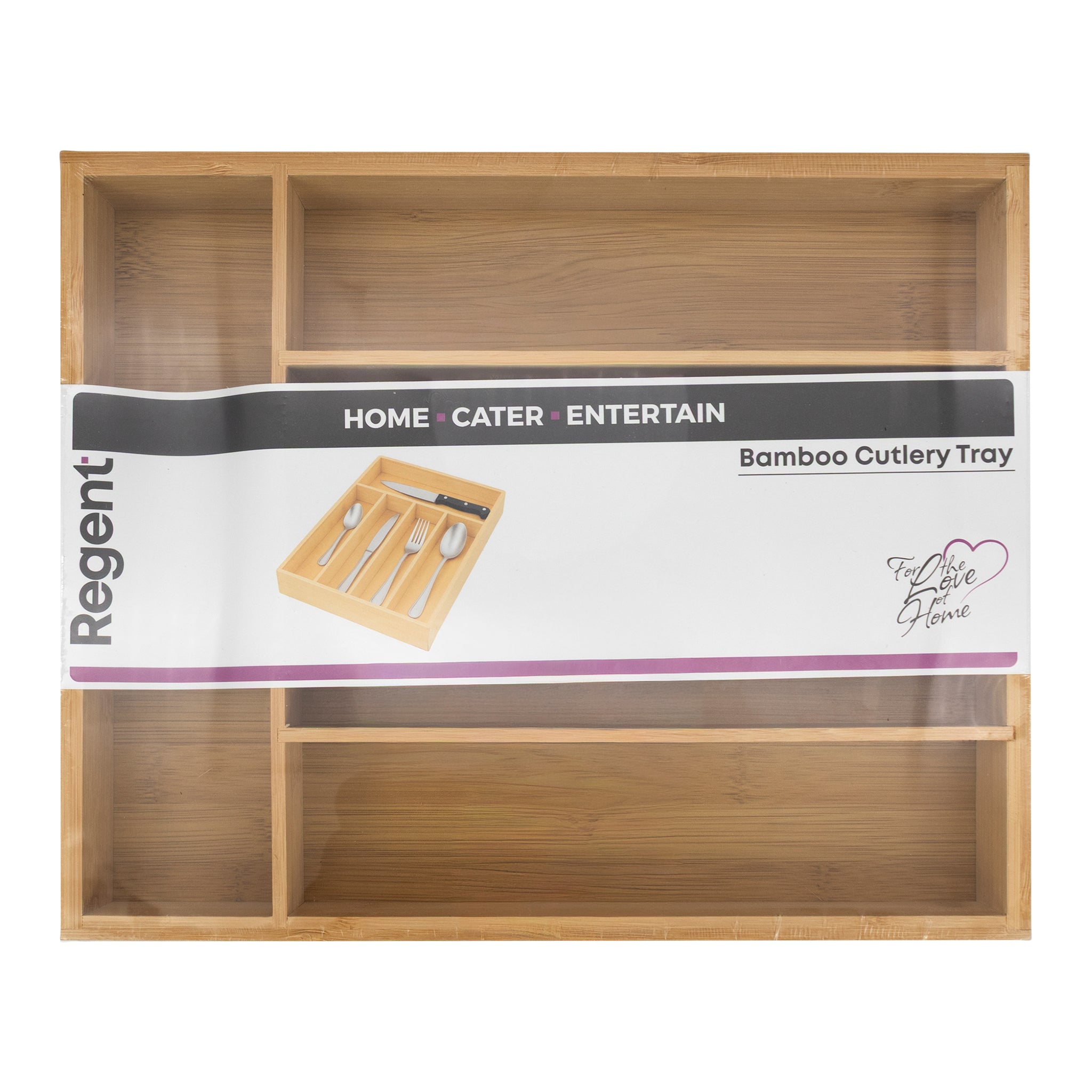 REGENT BAMBOO CUTLERY TRAY, 320X260MM