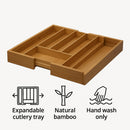 REGENT BAMBOO EXPANDABLE CUTLERY TRAY, 400/260X320MM