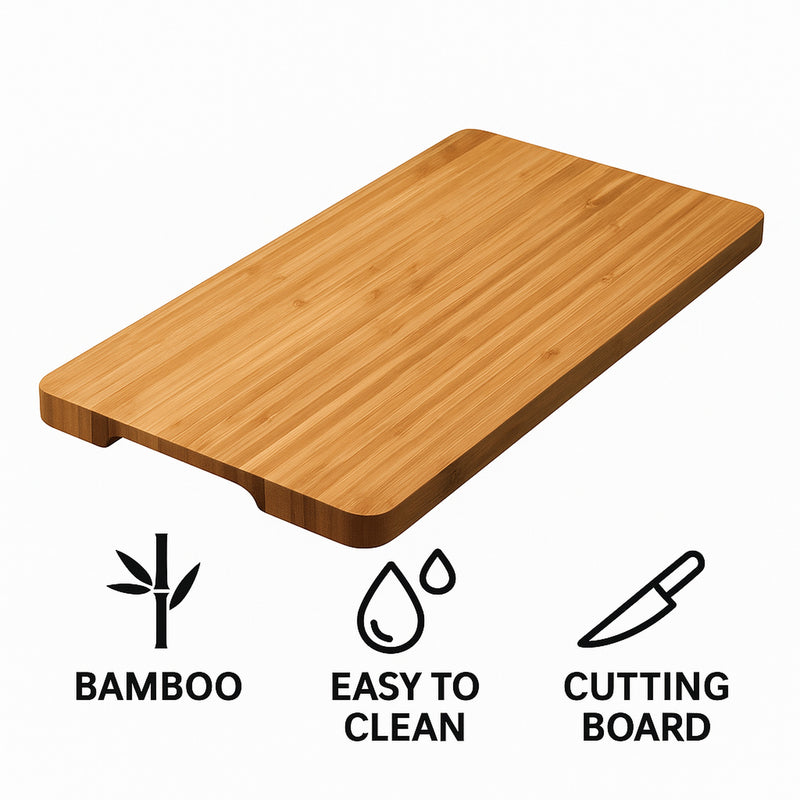 REGENT BAMBOO CUTTING BOARD, 385X200MM