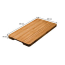 REGENT BAMBOO CUTTING BOARD, (385X200X18MM)