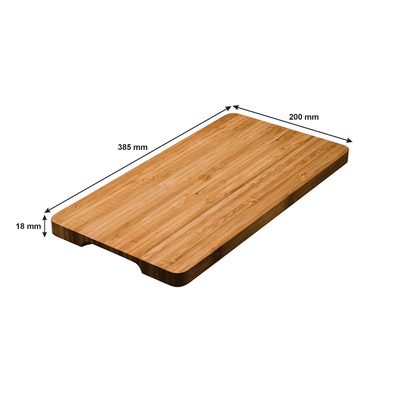 REGENT BAMBOO CUTTING BOARD, (385X200X18MM)