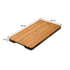 REGENT BAMBOO CUTTING BOARD, (385X200X18MM)