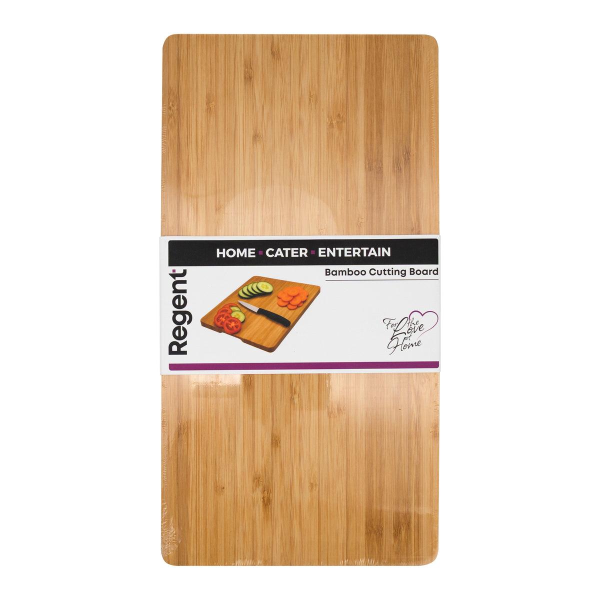 REGENT BAMBOO CUTTING BOARD, 385X200MM