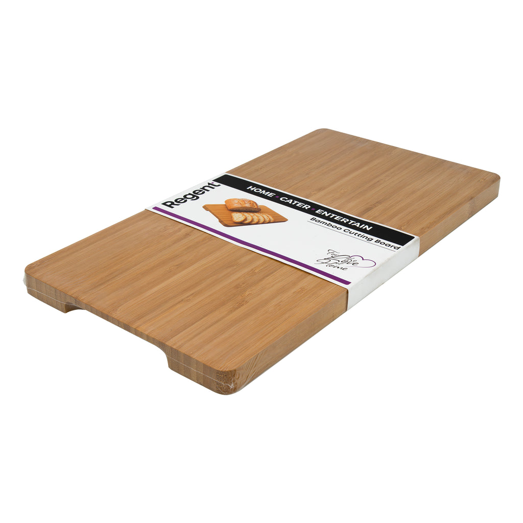 REGENT BAMBOO CUTTING BOARD, 385X200MM