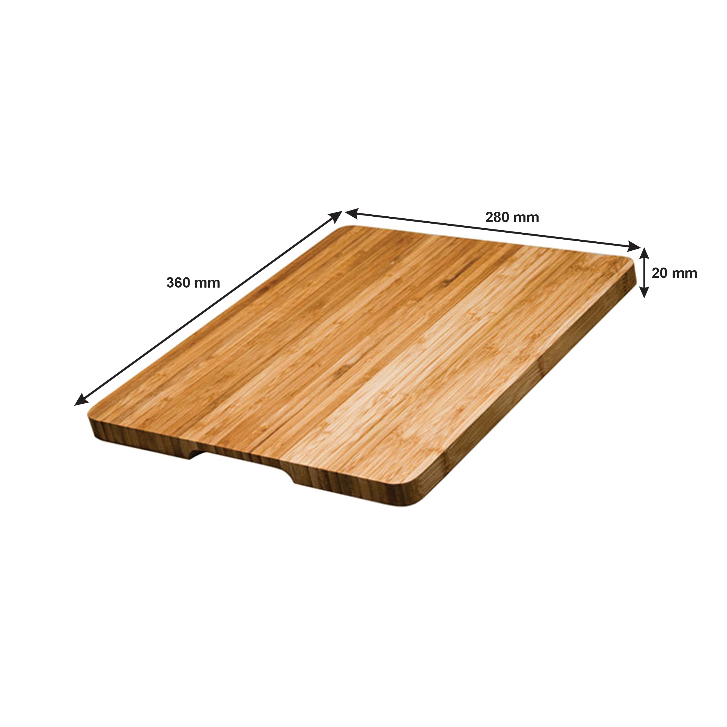 REGENT BAMBOO CUTTING BOARD, 360X280MM