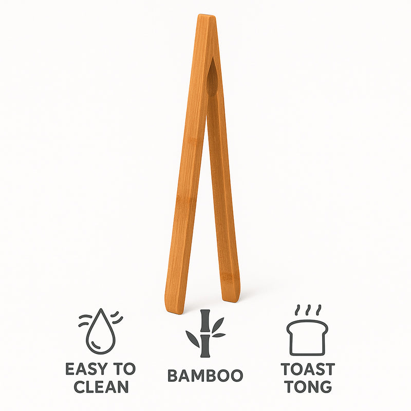 REGENT BAMBOO UTILITY/TOAST TONG, 220MM
