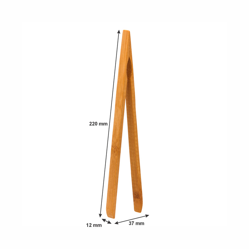 REGENT BAMBOO UTILITY/TOAST TONG, 220MM