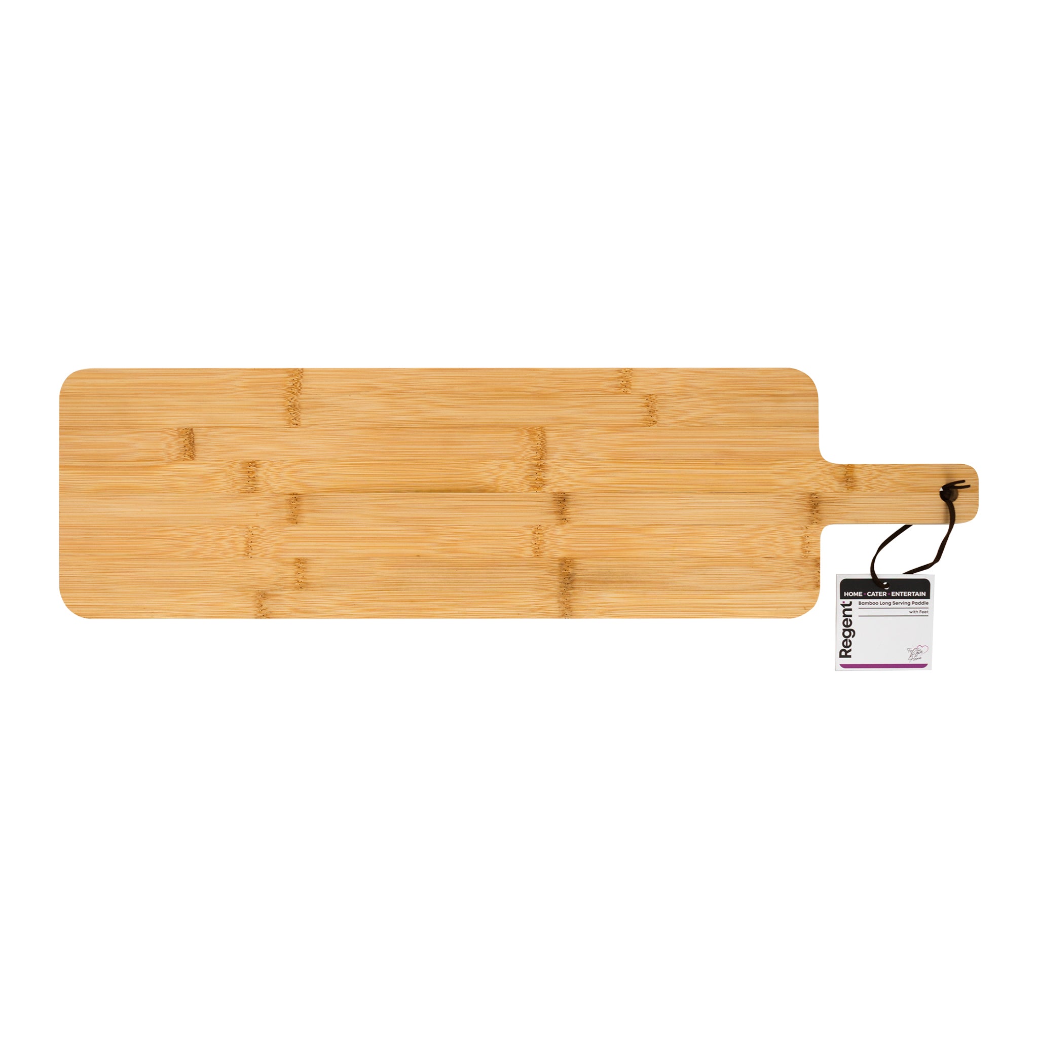 REGENT BAMBOO LONG SERVING PADDLE ON FEET, 580X160MM