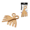 REGENT BAMBOO HAND SALAD SERVERS 2PK, 185MM