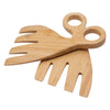 REGENT BAMBOO HAND SALAD SERVERS 2PK, 185MM