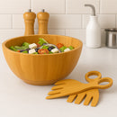 REGENT BAMBOO HAND SALAD SERVERS 2PK, 185MM