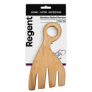 REGENT BAMBOO HAND SALAD SERVERS 2PK, 185MM
