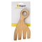 REGENT BAMBOO HAND SALAD SERVERS 2PCS SET, (100X185X15MM)