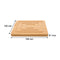 REGENT BAMBOO SQUARE COASTERS IN A HOLDER 6 PCE SET
