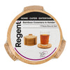 REGENT BAMBOO ROUND COASTERS 100MM DIA. IN A HOLDER 7 PIECE SET