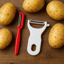 REGENT KITCHEN PEELERS STAINLESS STEEL AND PLASTIC 2PK SET, 160MM l 120MM