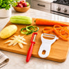 REGENT KITCHEN PEELERS STAINLESS STEEL AND PLASTIC 2PCS SET, 160MM l 120MM