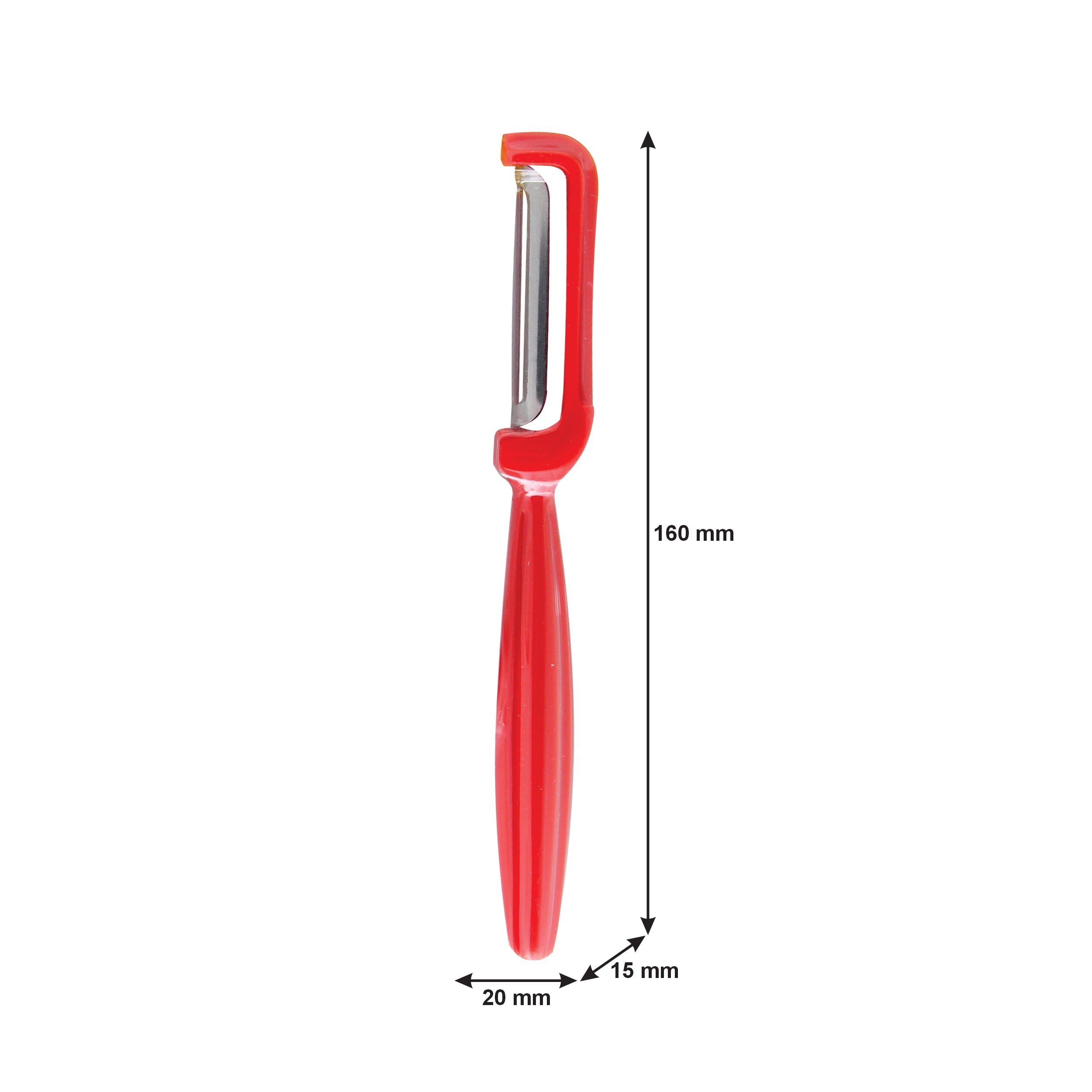 REGENT KITCHEN PEELERS STAINLESS STEEL AND PLASTIC 2PCS SET, 160MM l 120MM