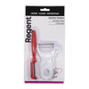 REGENT KITCHEN PEELERS STAINLESS STEEL AND PLASTIC 2PCS SET, 160MM l 120MM