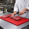 REGENT CUTTING BOARD PE RED, 508X381MM