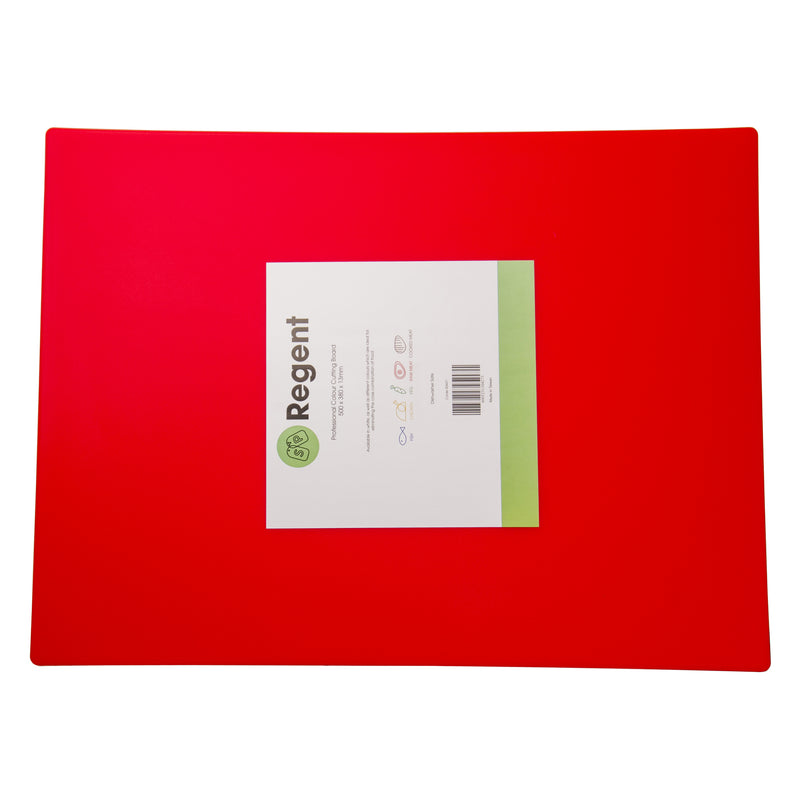 REGENT CUTTING BOARD PE RED, (508X381X12MM)