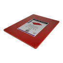 REGENT CUTTING BOARD PE RED, 508X381MM