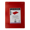 REGENT CUTTING BOARD PE RED, 508X381MM