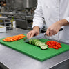 REGENT CUTTING BOARD PE GREEN, 508X381MM