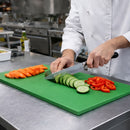 REGENT CUTTING BOARD PE GREEN, 508X381MM