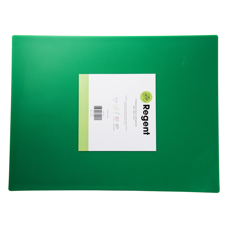 REGENT CUTTING BOARD PE GREEN, (508X381X12MM)
