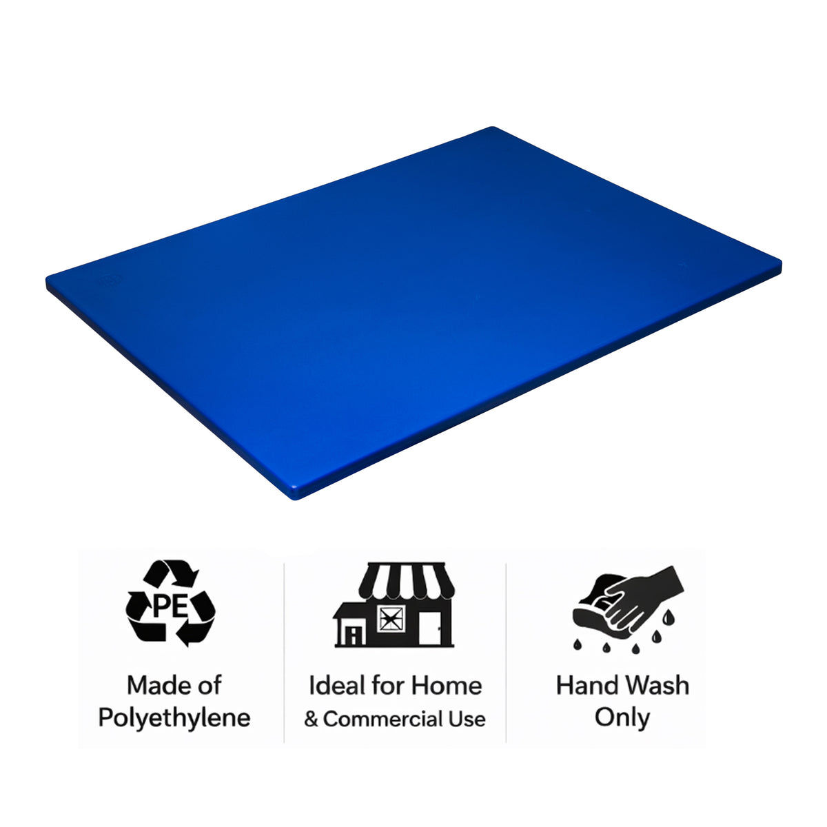 REGENT CUTTING BOARD PE BLUE, 508X381MM