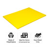 REGENT CUTTING BOARD PE YELLOW, 508X381MM