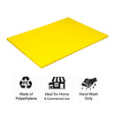 REGENT CUTTING BOARD PE YELLOW, 508X381MM