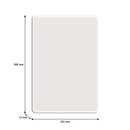 REGENT CUTTING BOARD PE WHITE, (508X381X12MM)