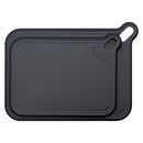 REGENT CUTTING BOARD NON-SLIP BLACK PLASTIC 2PCS SET, 393X290MM l 328X245MM
