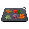 REGENT CUTTING BOARD NON-SLIP BLACK PLASTIC 2 PIECS SET, 393X290MM l 328X245MM