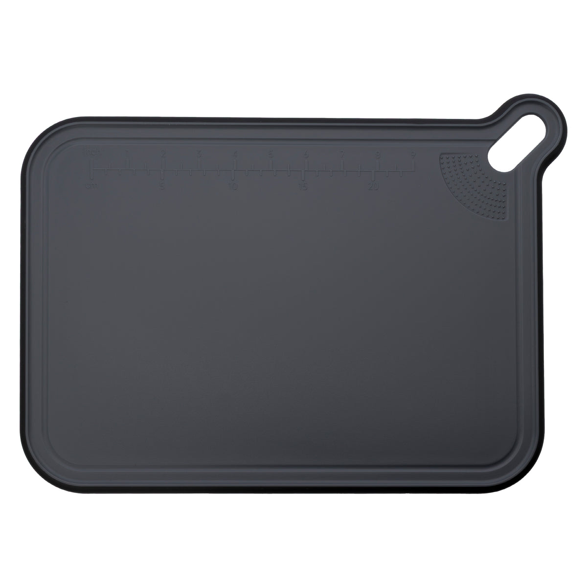 REGENT CUTTING BOARD NON-SLIP BLACK PLASTIC 2 PIECS SET, 393X290MM l 328X245MM