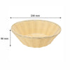 REGENT WOVEN BASKET ROUND HOLLOW CORD PP PLASTIC, 230MM DIA