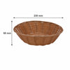 REGENT WOVEN BASKET ROUND HOLLOW CORD PP PLASTIC, 230MM DIA