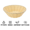 REGENT WOVEN BASKET ROUND HOLLOW CORD PP PLASTIC, 230MM DIA