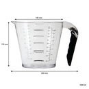 REGENT KITCHEN PLASTIC MEASURING JUG, (1LT)
