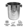 BAR BUTLER CHAMPAGNE ICE BUCKET WITH KNOB HANDLES STAINLESS STEEL, 7.1L