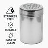 REGENT DREDGE SALT SHAKER STAINLESS STEEL, 380ML - 100X70MM DIA