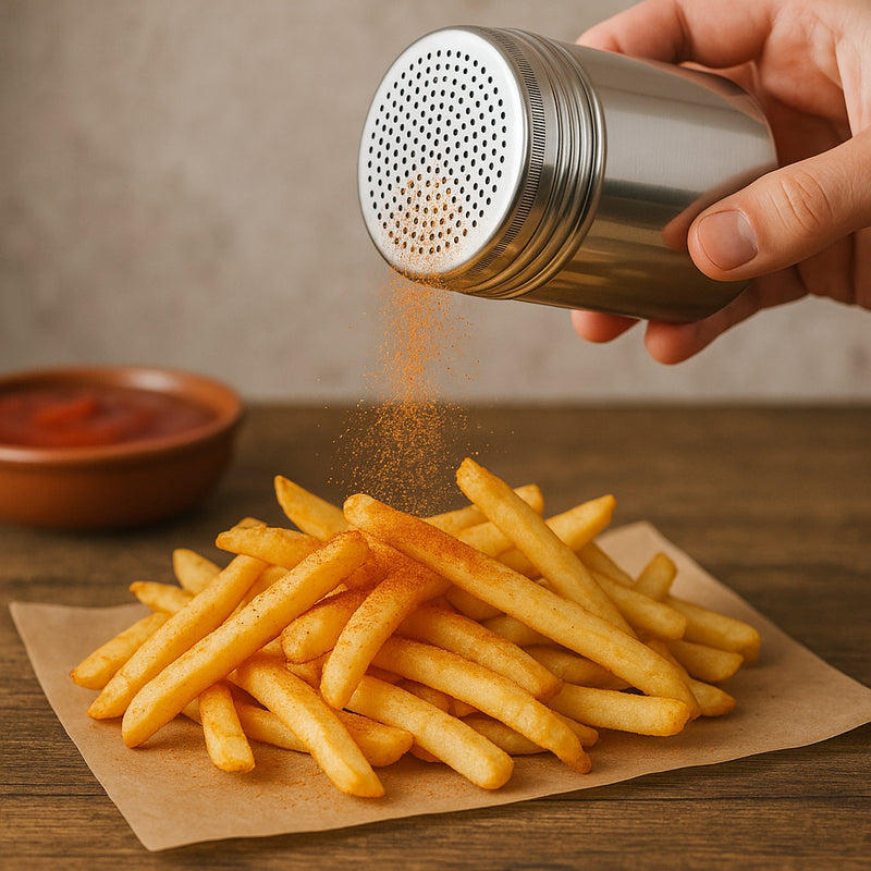 REGENT DREDGE SALT SHAKER STAINLESS STEEL, 380ML - 100X70MM DIA