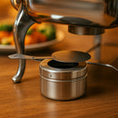 REGENT CHAFING DISH FUEL HOLDER STAINLESS STEEL, 90MM DIA