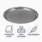 BAR BUTLER ROUND SERVING TRAY STAINLESS STEEL, (350MM DIA)