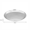 BAR BUTLER ROUND SERVING TRAY STAINLESS STEEL, 350MM DIA