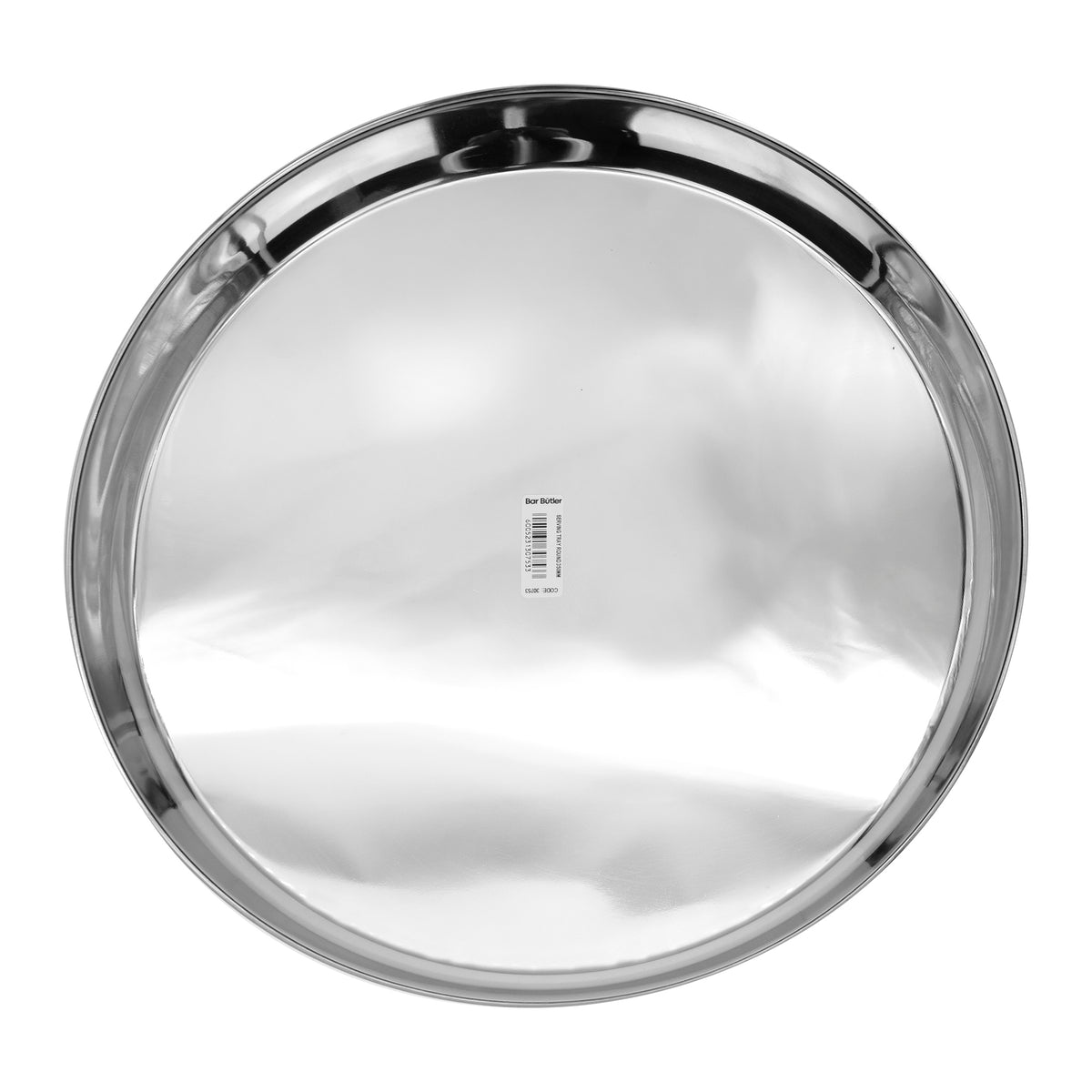BAR BUTLER ROUND SERVING TRAY STAINLESS STEEL, 350MM DIA